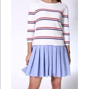 English Factory Red/White/Blue Combo Dress